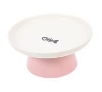 BESPORTBLE Bol en pour Chats Gamelle Élevée Anti Vomissements avec Base Stable Nourriture pour Chaton Plat Pratique pour Alimentation Design Pattes Et Poisson