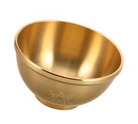 BESPORTBLE Bol Rituels Cuivre à Triple Lune pour Altar Décoration et Brûlage Support de Bougie Laiton avec Design Unique Pentagramme