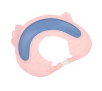 BESPORTBLE Bonnet de Garçon Fille Silicone Chapeau Eau pour Garçon Fille Visière de Bain pour Protéger Oreilles pour Lavage de Cheveux Coupes Design Mignon Chat Bleu et Rose