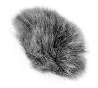 BESPORTBLE Bonnette Anti-Vent en Fourrure Synthétique pour Microphone Cravate 1 CM Housse Pare-Brise Noire et Blanche Manchon Micro Réduit Bruit du Vent Accessoire Protection Micro