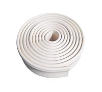BESPORTBLE Bords de Mur Autocollant Maison Décoration Murale Autocollant Tv Fond Mur Autocollant Moulure Garniture (10 Mx 6 Cm) Blanc
