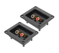 BESPORTBLE Bornier de Haut-Parleur 2 Pièces pour Caisson de Basses Bornes de Raccordement pour Boîtier d'Enceinte Connexion Stable et Polyvalente Compatible Enceintes Domestiques et