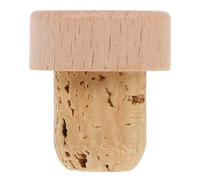 BESPORTBLE Bouchon en Bois Naturel pour Bouteille de Vin Joint Étanche, Bouchon Décoratif en Chêne pour Bouteilles en Verre, pour Sceller Vin Rouge