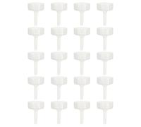 BESPORTBLE Bouchons de Bouteille Transparents pour Incubateur d'Œufs de Crevettes Lot de 20 Pièces en Plastique Adaptés à L'Éclosion d'Artémias et Aquarium Accessoires d'Élevage Pratiques