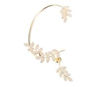 BESPORTBLE Boucle Oreille Métal avec Manchette Oreille Réutilisable Boucle Forme de Droite pour Femmes Élégant et Polyvalent pour Toutes Occasions