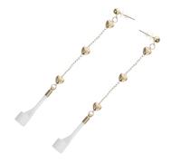 BESPORTBLE Boucles D’oreilles Clip Pendentif Cœur Métalliques, Anti-perte, Accessoires pour Écouteurs sans Fil, Femmes, Usage Décoratif, Légères et Confortables