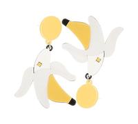 BESPORTBLE Boucles D'oreilles Fruits Banane Pour Femmes Grandes Boucles D'oreilles Drôles En Acrylique Légères Et Confortables Accessoires Amusants Pour Toutes Occasions