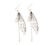 BESPORTBLE Boucles d'Oreilles Pendantes en Perles Artificielles Bijoux de Mariage Festifs Design Dégradé de Fée Accessoires d'Été Élégance et Charme