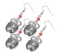 BESPORTBLE Boucles D'oreilles Vintage En Alliage Argenté Lot De 2 Paires Boucles Pendantes Originales Pour Femmes Accessoires De Mode Occasions Spéciales Design Rétro