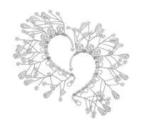 BESPORTBLE Boucles Oreilles Non Percées pour Femmes Imitation Blanche Artisanale Accessoires Mariage pour Mariées et Demoiselles Honneur