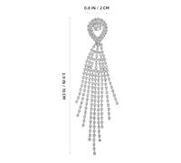 BESPORTBLE Boucles Oreilles Pendantes Étincelantes Pour Femmes Bijoux Élégants à Paillettes Idéals Pour Mariages Et Événements Formels