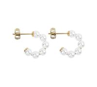 BESPORTBLE Boucles Oreilles Perles Rondes Petites Élégantes et Durables Boucles Oreille Femme Classiques Bijoux Peau Friendly pour Cérémonie et Fête