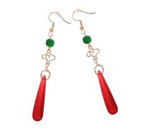 BESPORTBLE Boucles Oreilles Vintage Chinoises Forme De Eau Bijoux Ethniques Pour Femmes Accessoires De Cosplay Et Cheongsam Ornées De Scintillantes