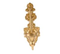 BESPORTBLE Bougeoir Mural Rétro Porte-bougeoirs à Bougies Chauffe-plat Applique Bougie Murale De Fête Décoratif Pièce Maîtresse De s Muraux Le Fer Golden