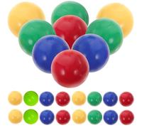 BESPORTBLE Boules De Billes De Remplacement en Plastique 25Mm 48 PièCes Couleurs Assorties Jouets De Balle pour Enseignement Et Jeux De SociéTé Enfants