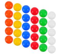 BESPORTBLE Boules de Tombola à Ouvrir 30 Pcs, Plastique PVC Réutilisable, Diamètre 4 Cm, Couleurs Assorties, Boules sans Couture pour Jeux Loto, Fêtes et Activités Festives