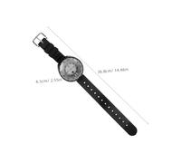BESPORTBLE Boussole de Plongée Étanche avec Bracelet Résistant Navigation Précise pour Hommes Équipement Portable pour Plongée Randonnée et Kayak