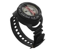 BESPORTBLE Boussole de plongée sous-Marine Boussole lensatique Qui Brille dans Le Noir Compas à Voile étanche pour la Course d'orientation ABS Black