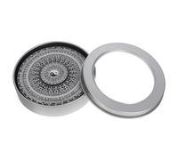 BESPORTBLE Boussole Feng Shui Chinoise Alliage 80 Mm Noire avec Coffret, Mini Boussole Multifonction Portable Bagua, Instrument Feng Shui Précis pour Décoration Bureau et Voyage