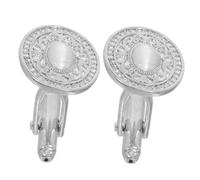 BESPORTBLE Bout de Manchette rétro Bijoux de Chemise Couchettes pour Hommes Crampons de Chemise Boutons de Manchette de Costume Formel cuivre