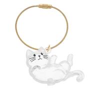 BESPORTBLE Bouteille De Rangement pour Poils d'animaux Joli Porte-Clés Capsule Jouets Conteneur pour Poils d'animaux Porte-Clés De Rangement Joli