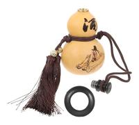 BESPORTBLE Bouteille en Calebasse Naturelle 3 Liang Environ Pot à Vin Vintage en Calebasse Séchée Décoration Authentique pour Salon Boîte à Vin Fenêtre Accessoire de Dégustation