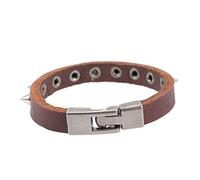 BESPORTBLE Bracelet Cuir à Pointes Pour Femme Punk Réglables Style Gothique Pour Toutes Occasions