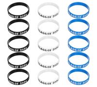 BESPORTBLE Bracelet de Graduation en Silicone Class Of 2026, 30 Pièces