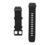 BESPORTBLE Bracelet de Rechange Nylon pour Montre Ajustable et Résistant à Eau Compatible avec Garmin Noir