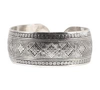 BESPORTBLE Bracelet Large Manchette Ouvert Femme Vintage Ajustable Creux Délicat et Durable Style Rétro pour Sorties et Fêtes