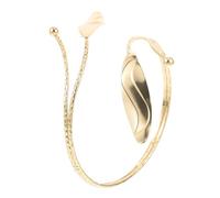 BESPORTBLE Bracelet Manchette Métal Doré Feuilles Délicates Réglable Femme Mode Bijou Élégant Accessoire Quotidien