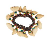 BESPORTBLE Bracelet Poignet Coquille de Noix Solide pour Garçon Fille Accessoire de Danse et Instrument de Percussion Tribal Africain et Esthétique Convient Aux Garçons et Filles