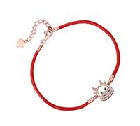 BESPORTBLE Bracelet Pour Femme Style Simple Annuel Créatif Bracelet Quotidien Argent Doré