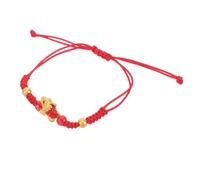 BESPORTBLE Bracelet Réglable Tressé Corde Rouge avec Charme Dragon Design Créatif pour Hommes et Femmes Confortable et Durable Style Chinois Contemporain