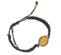 BESPORTBLE Bracelet Saint Benoît pour Femme en Corde Tressée Ajustable, Léger et Élégant, en Alliage et Corde, Vêtements Décontractés ou Sportifs