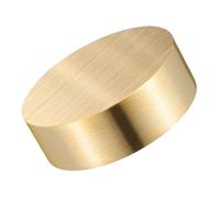 BESPORTBLE Brass Calligraphy Paperweight Solid Round Metal Paper Holder for Chinese Painting and Writing Practice Smooth Edges Heavy and Stable Desktop Accessory
