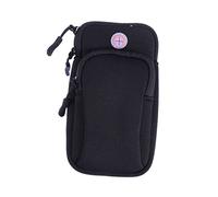 BESPORTBLE Brassard De Sport Étanche pour Téléphone Pochette Néoprène pour Course Cyclisme Et Randonnée Compatible avec Smartphones Noir