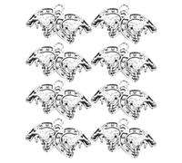 BESPORTBLE Breloques en fer à cheval métal 20 pièces pour bracelets et colliers porte-clés DIY western accessoires résistants à la décoloration