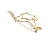 BESPORTBLE Broche Cheval Creuse Élégante avec Queue Broche Légère et Raffinée pour Femmes Épingle Châle et Accessoire Chic pour Tenues Formelles et Événements Sociaux