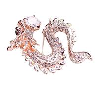 BESPORTBLE Broche Chinoise Broche Dragon Anniversaire Femme Dragon Épingle À Cravate s Style Lunaire Pour Femme s Pour
