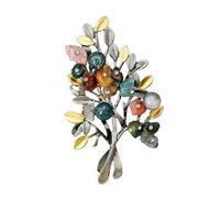 BESPORTBLE Broche De Poitrine Pierre Colorée Pour Femme Accessoire Rétro Et Personnalisé Badge Créatif