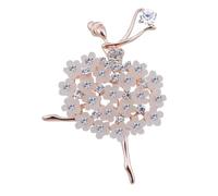 BESPORTBLE Broche de Poitrine pour Danseuse de Ballet Accessoire Élégant en Incrustée de pour Costumes Spécial Petite Taille