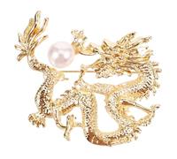 BESPORTBLE Broche Dragon Chinoise Broche De Poitrine Épingle Pour Vêtements De Vacances De Dragon Pour Hommes Et Femmes
