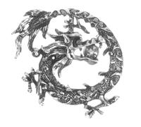 BESPORTBLE Broche Dragon Chinoise Vintage Épingle Décorative pour Vêtements Homme pour Fête des Pères et