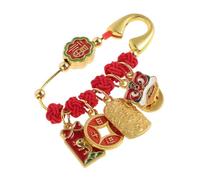 BESPORTBLE Broche Épingle de Sûreté Rouge en Métal Robuste, Amulette de Protection Feng Shui Faite Main pour Bébé et Femme Enceinte, Accessoire de Grossesse Traditionnel et Présent Nouvel An