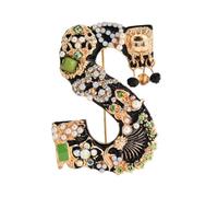 BESPORTBLE broche lettre broches initiales pour femmes filles épingle mode q lettres pour les bas de Noël Materbe broche de fête broche poitrine
