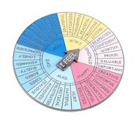 BESPORTBLE Broche Roue en Métal Rotative Émotionnelle, Broche Fantaisie Colorée Roue Chromatique, Accessoire Social Compact pour Femmes, Bijou Créatif et Amusant pour Fêtes et Réunions