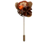 BESPORTBLE Broche Vintage de Pomme de Pin Imitation, Broche Baie Faite Main, Accessoire Automne-hiver Élégant pour Vêtements, Robes et Foulards, Épingle Décorative Légère et Originale