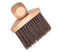 BESPORTBLE Brosse à Nuque Pour Coiffure Balai De Nettoyage Pour Cheveux Coupés Brosse De Précision Pour Salon Outil De Nettoyage Bois
