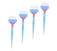 BESPORTBLE Brosse Peigne Teinture Capillaire 4 Pièces Taille Moyenne Poils Doux Brosse Professionnelle pour Coiffeurs Salons Coiffure Coloration Maison